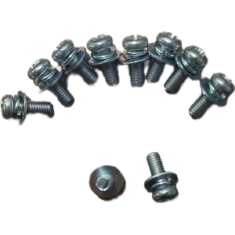 M3x8 GB9074 Phillips Small Pan Head SEMS Screw (Blue Zinc)