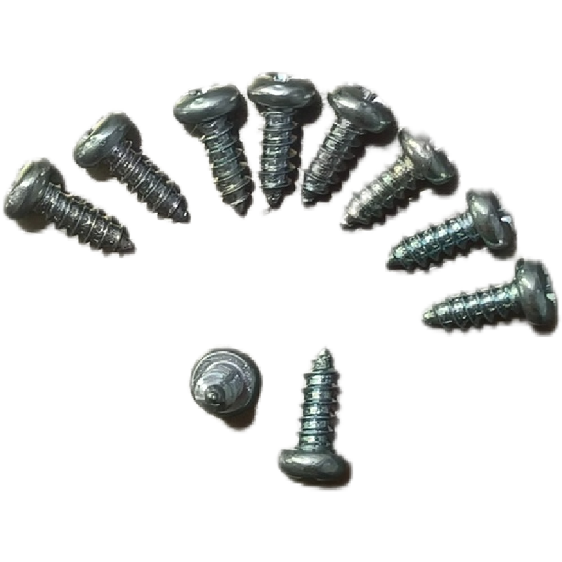 M3x8 Phillips Pan Head Pointed Self-Tapping Screw (Hardened, Blue Zinc)